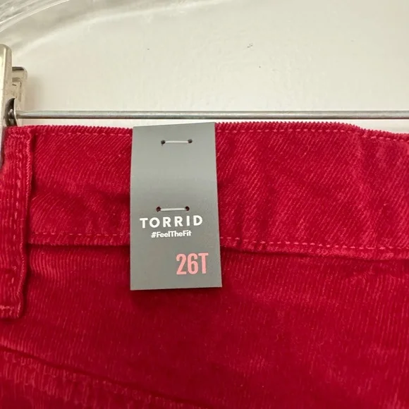 Torrid Red Boot Cut Pants - Picture 6 of 9